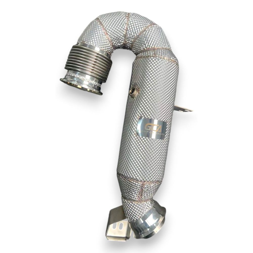 2018-2023 Mercedes E53 Amg Downpipe | W213 Yes Heat Shield / 200 Cell Euro 6 Sport High Flow Cat